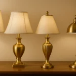 Abajur dourado