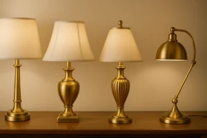 Abajur dourado